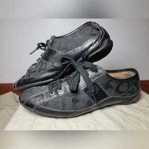 Coach Black Monogram Sneakers
